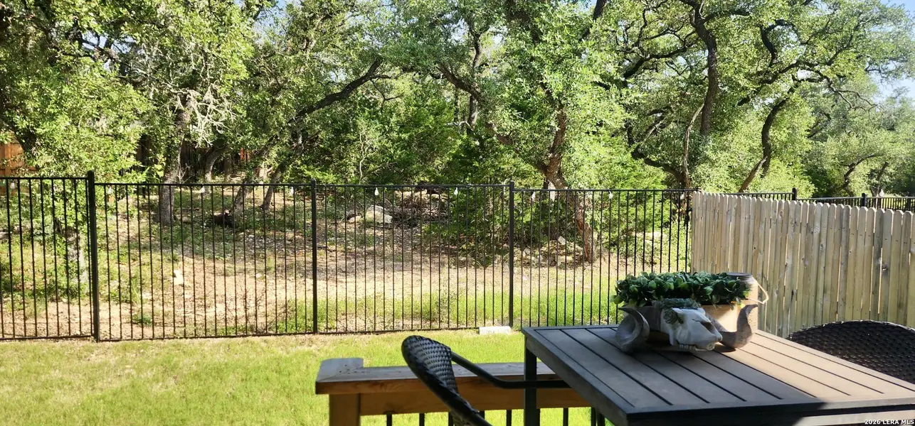 Exterior details and patio area of a home in Ventana, Bulverde (Image 4).