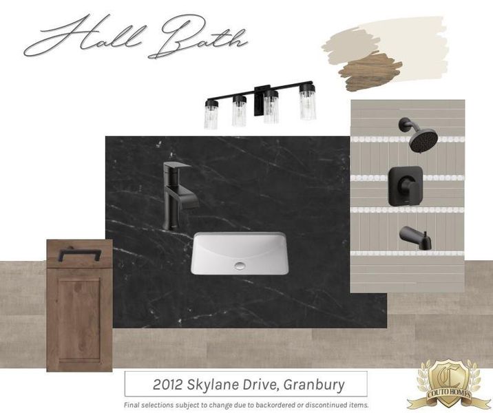 Sample of building materials used in homes in Pecan Plantation, Granbury (Image 7). Sample of building materials used in homes in Pecan Plantation, Granbury (Image 7).