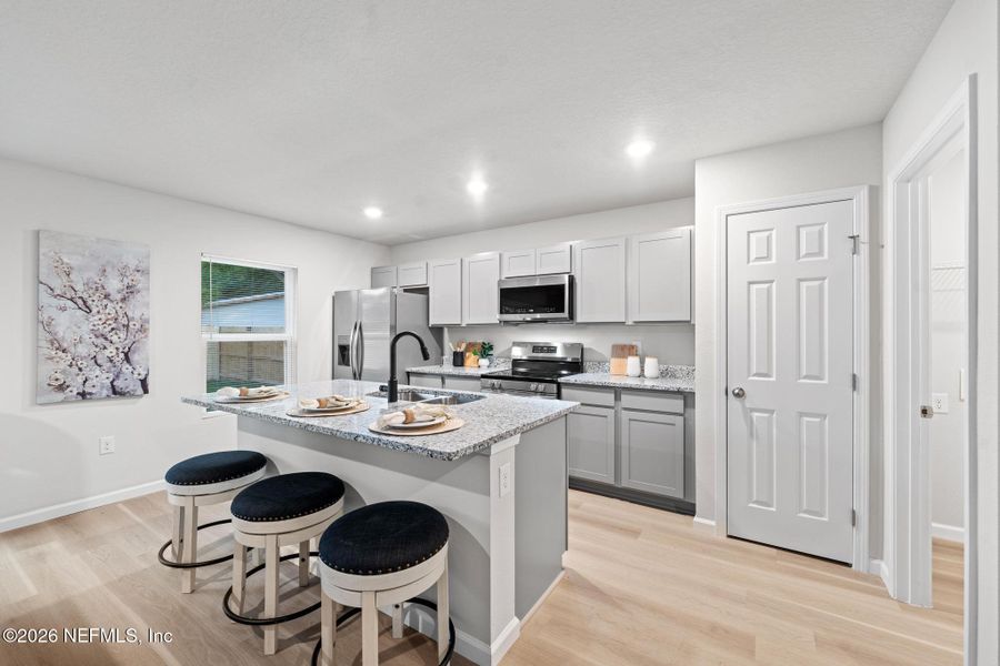 Furnished interior view inside a new home in , Jacksonville (Image 6).