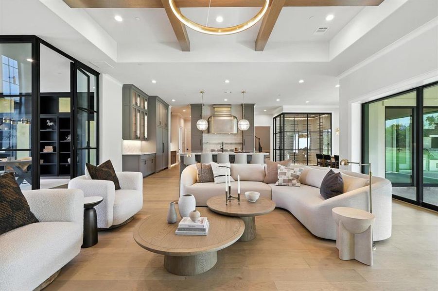 Furnished interior view inside a new home in , Bartonville (Image 17).