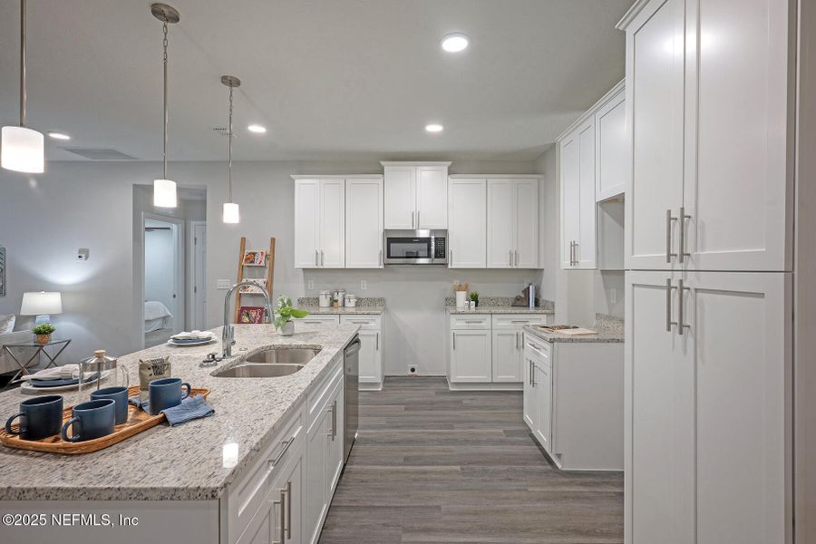 Furnished interior view inside a new home in , Jacksonville (Image 33).