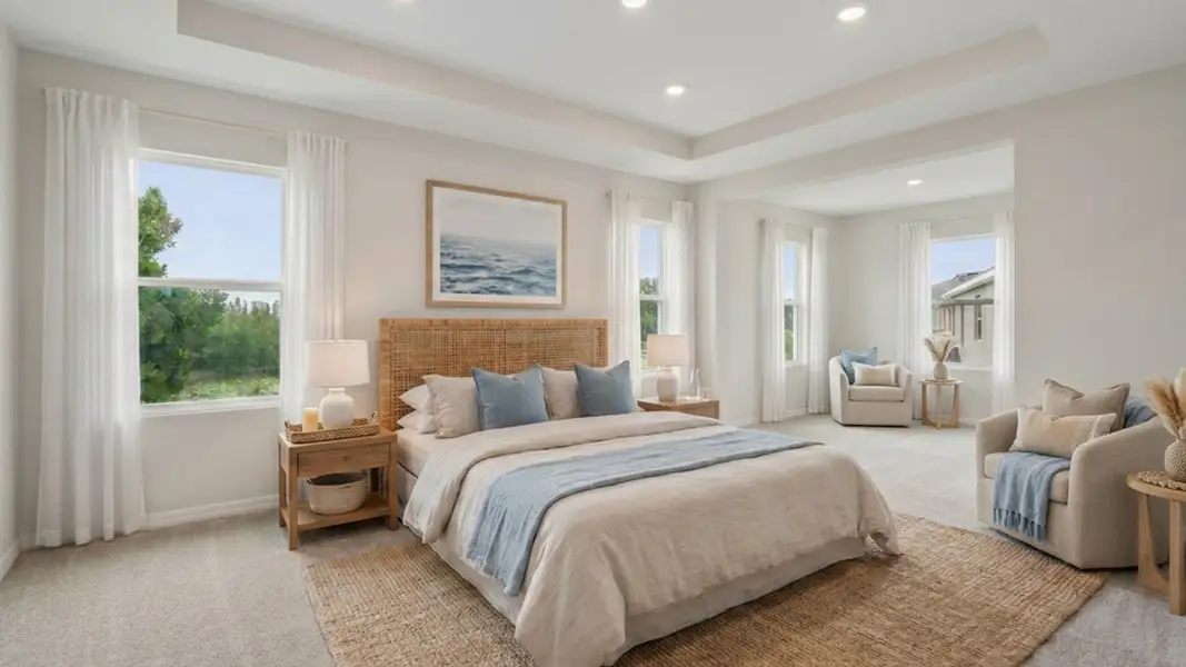 Representative furnished interior of a home built from the Holden by D.R. Horton in Deerbrook, Land O' Lakes (Image 7).