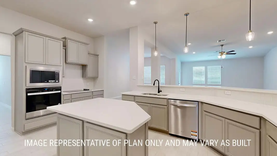 Furnished interior view inside a new home in Sterling Meadows, Salado (Image 3).