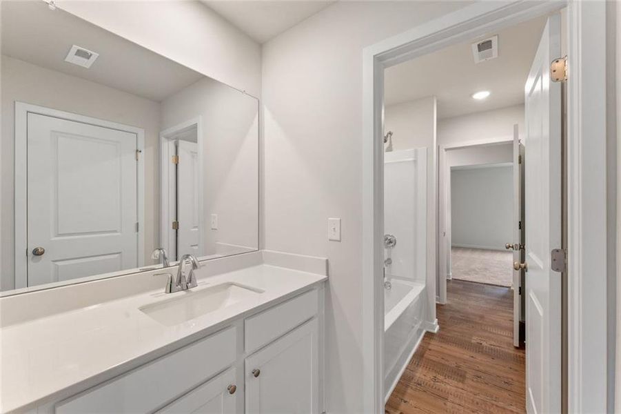 Furnished interior view inside a new home in The Estates at Gainesville Township, Gainesville (Image 13).