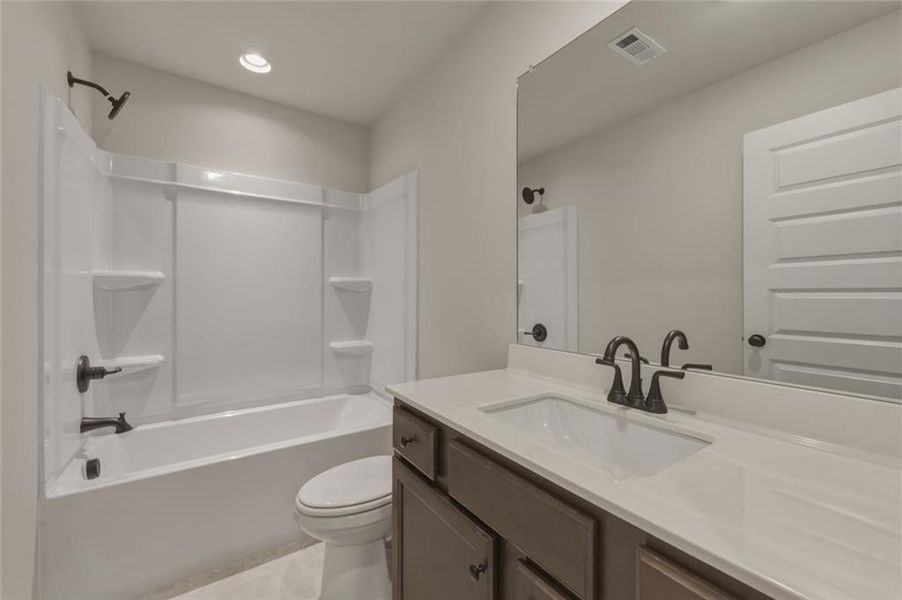Furnished interior view inside a new home in Millstone at Mundy Mill, Gainesville (Image 11).