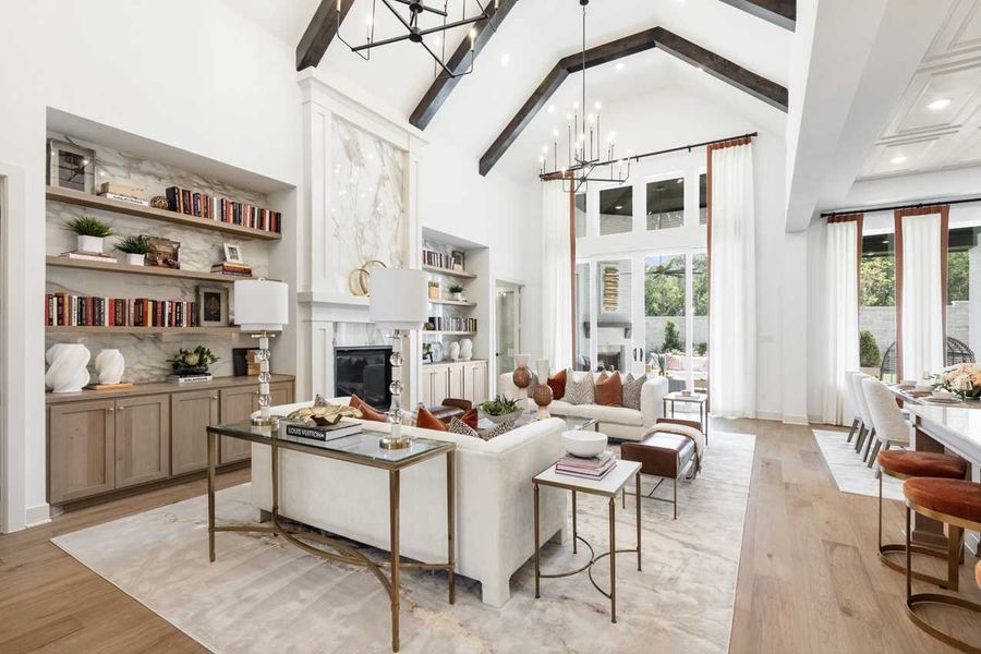 Representative Family Room - some options shown Representative Family Room - some options shown