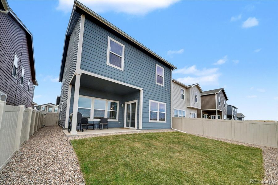 Exterior details and patio area of a home in , Colorado Springs (Image 25).