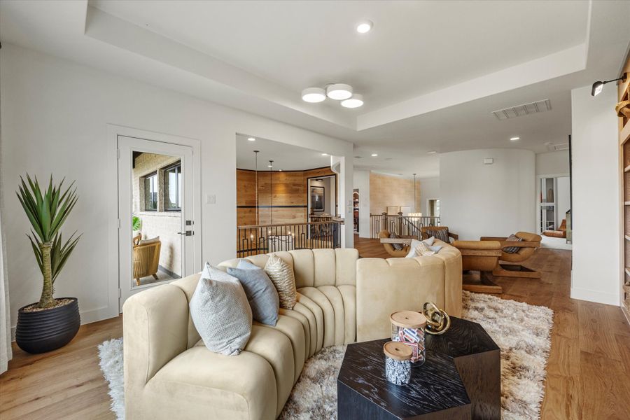 Representative furnished interior of a home built from the Ashbourne by Windsor Homes in Nelson Lake Estates, Rockwall (Image 14).