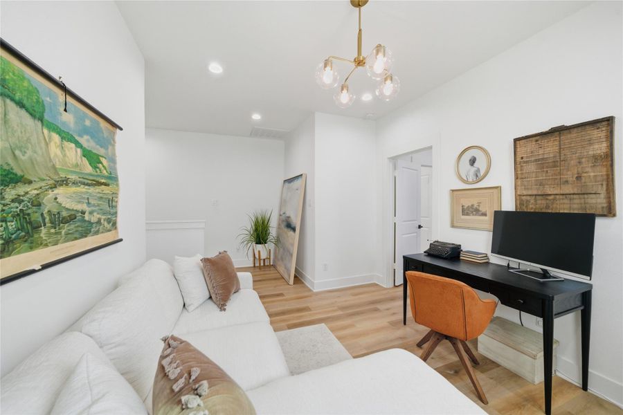 Furnished interior view inside a new home in , Houston (Image 13). Furnished interior view inside a new home in , Houston (Image 13).