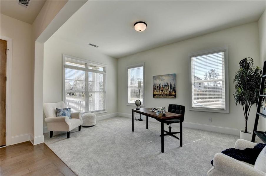 Furnished interior view inside a new home in , Cumming (Image 37).