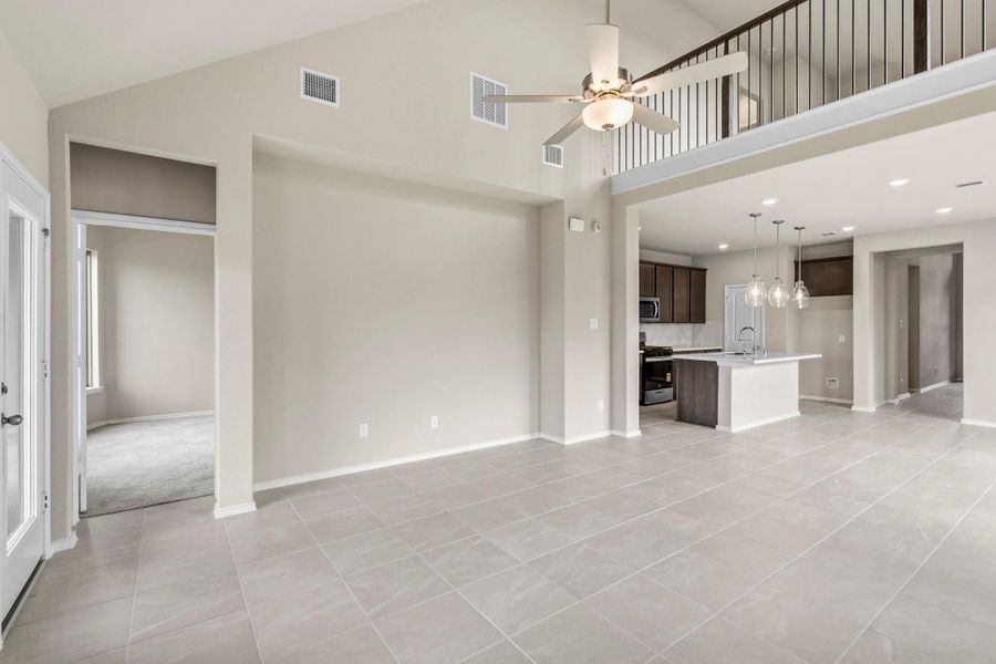 Spacious, unfurnished interior of a new home in Bridgeland, Cypress (Image 16).