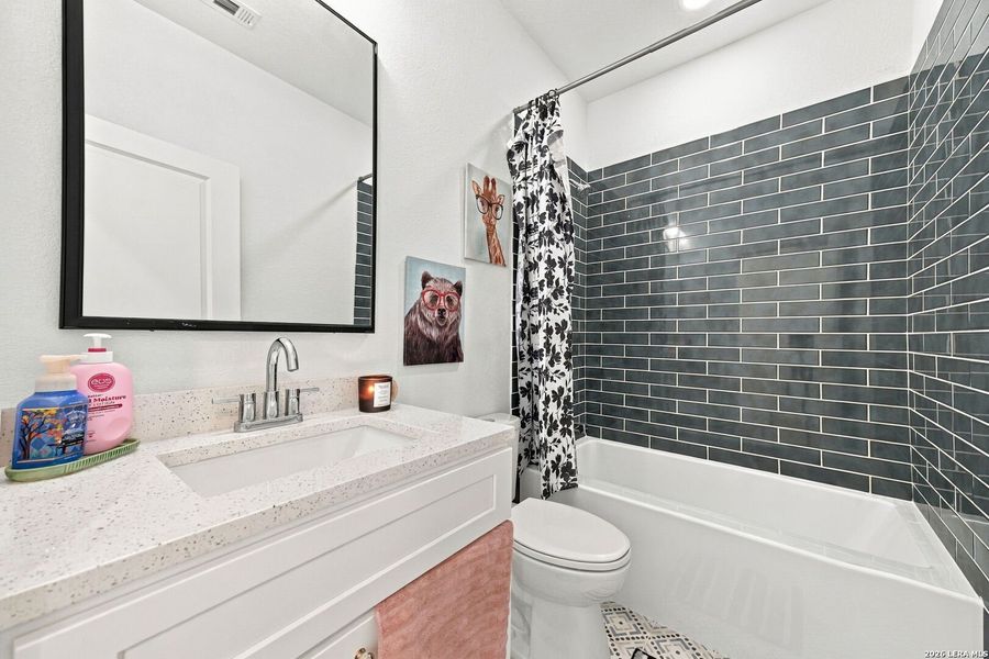 Furnished interior view inside a new home in , San Antonio (Image 8).