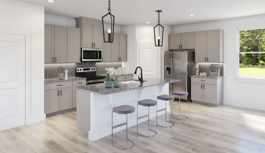 Representative furnished interior of a home built from the Highlands by Mattamy Homes in Cardinal Landing, Coats (Image 6).