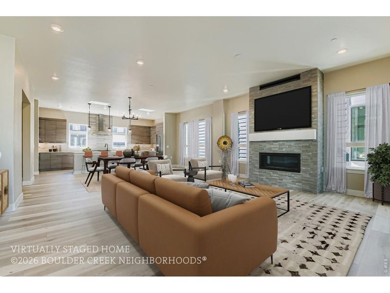 Furnished interior view inside a new home in Baseline, Broomfield (Image 9).