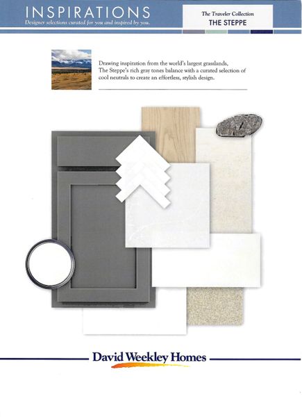 Sample of building materials used in homes in Brookewater - Terrace Collection, Rosenberg (Image 8).