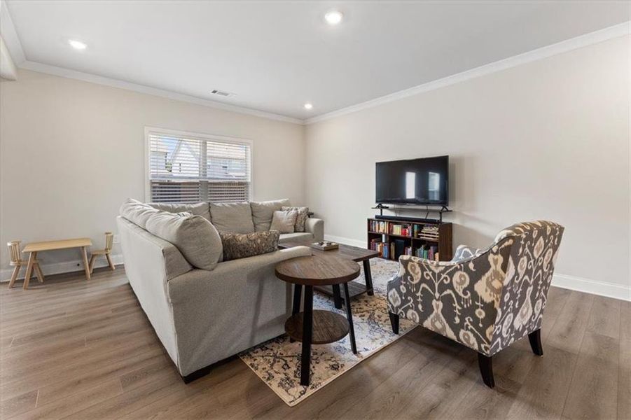 Furnished interior view inside a new home in Crofton Place Enclave, Snellville (Image 61).