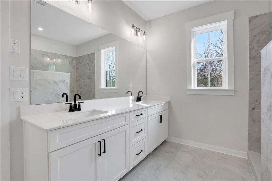 Furnished interior view inside a new home in , Roswell (Image 10).