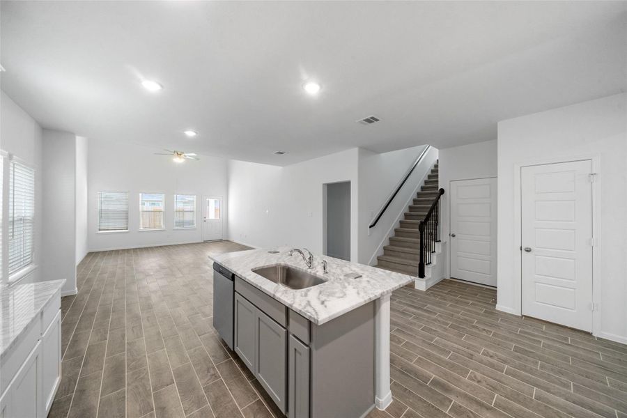 Furnished interior view inside a new home in Rollingbrook Estates, Baytown (Image 16).