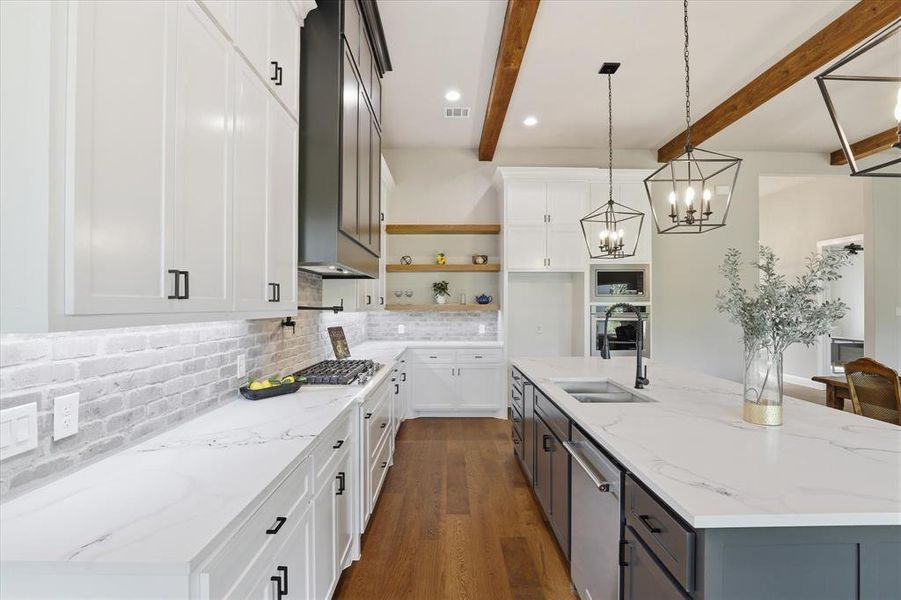 Furnished interior view inside a new home in , Waxahachie (Image 14).