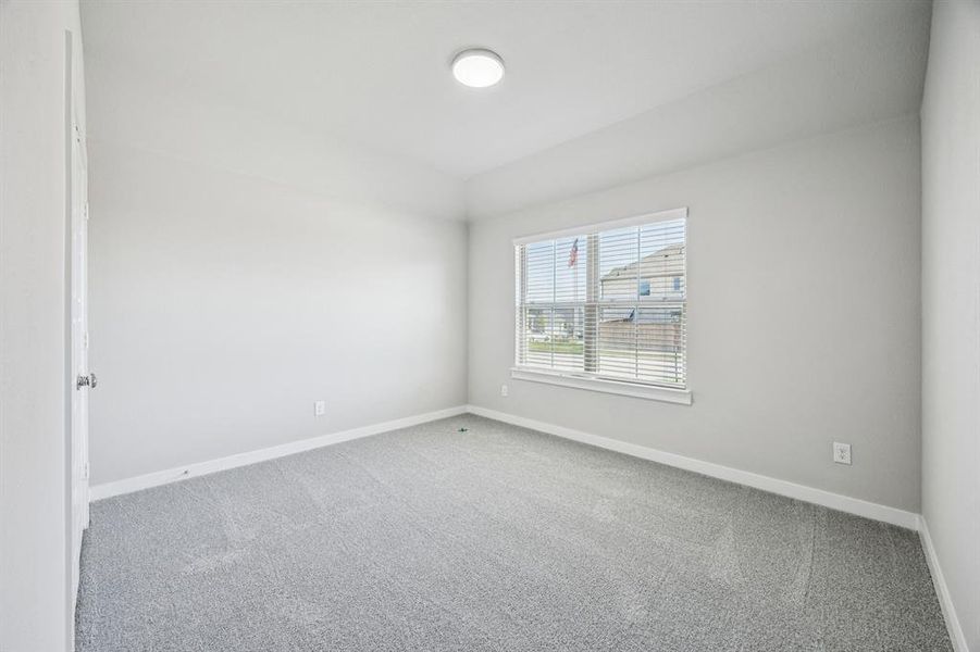 Bedroom in the Oscar home plan by Trophy Signature Homes – REPRESENTATIVE PHOTO Bedroom in the Oscar home plan by Trophy Signature Homes – REPRESENTATIVE PHOTO