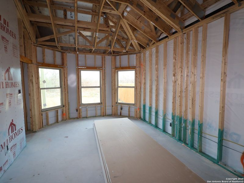 In-progress construction of a new home in Greenspoint Heights, Seguin, TX (Image 30).