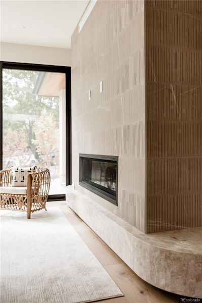 Curved Taj Mahal Hearth