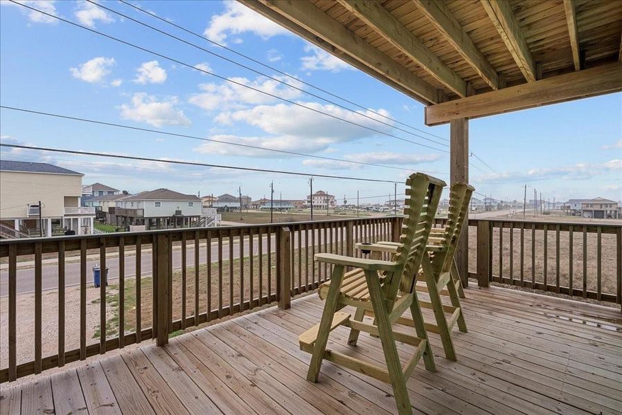Deck toward the Gulf Deck toward the Gulf
