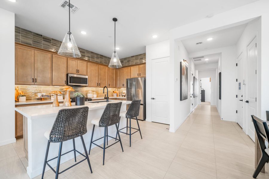 Kitchen | Brisa Model Home | Mira Vista at Victory in Buckeye, AZ by Landsea Homes