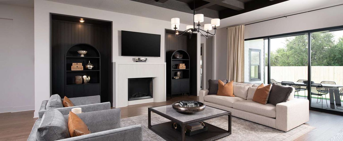 Representative furnished interior of a home built from the Comal by Ashton Woods in Saddlebrook Ranch, Schertz (Image 5).