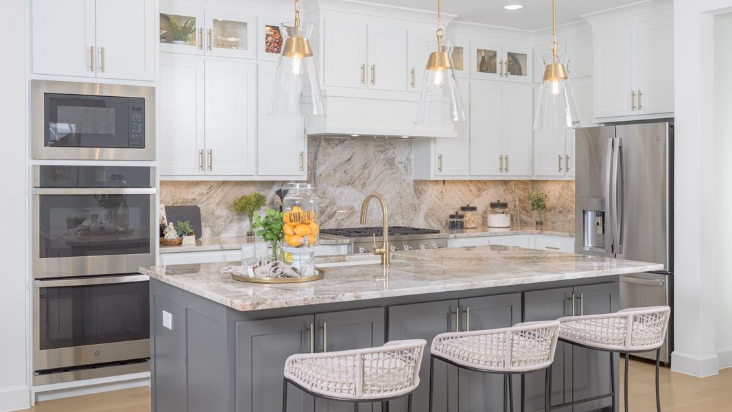 Representative furnished interior of a home built from the 3791W by Perry Homes in Valencia, Manvel (Image 7).