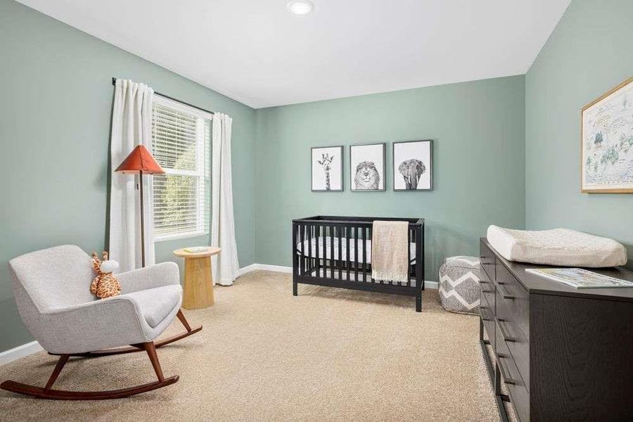 Furnished interior view inside a new home in The Woodlands Preserve, Jackson (Image 11).