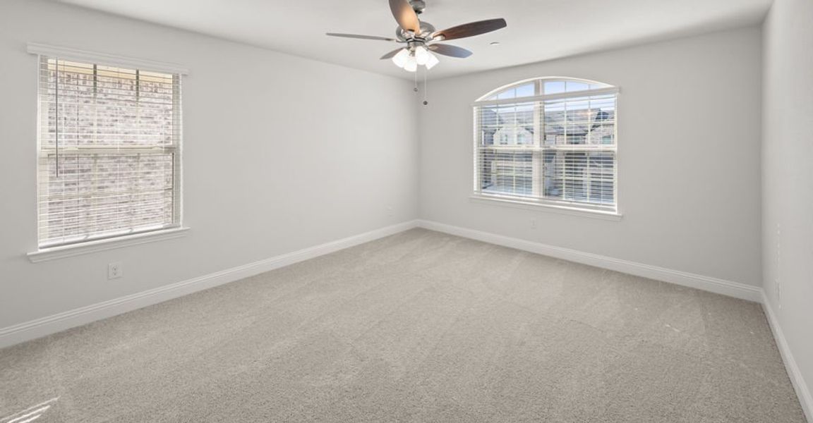 Representative exterior photo of a completed home built from the Meredith by Impression Homes in Main Street Village, Mansfield, TX (Image 13). Representative exterior photo of a completed home built from the Meredith by Impression Homes in Main Street Village, Mansfield, TX (Image 13).