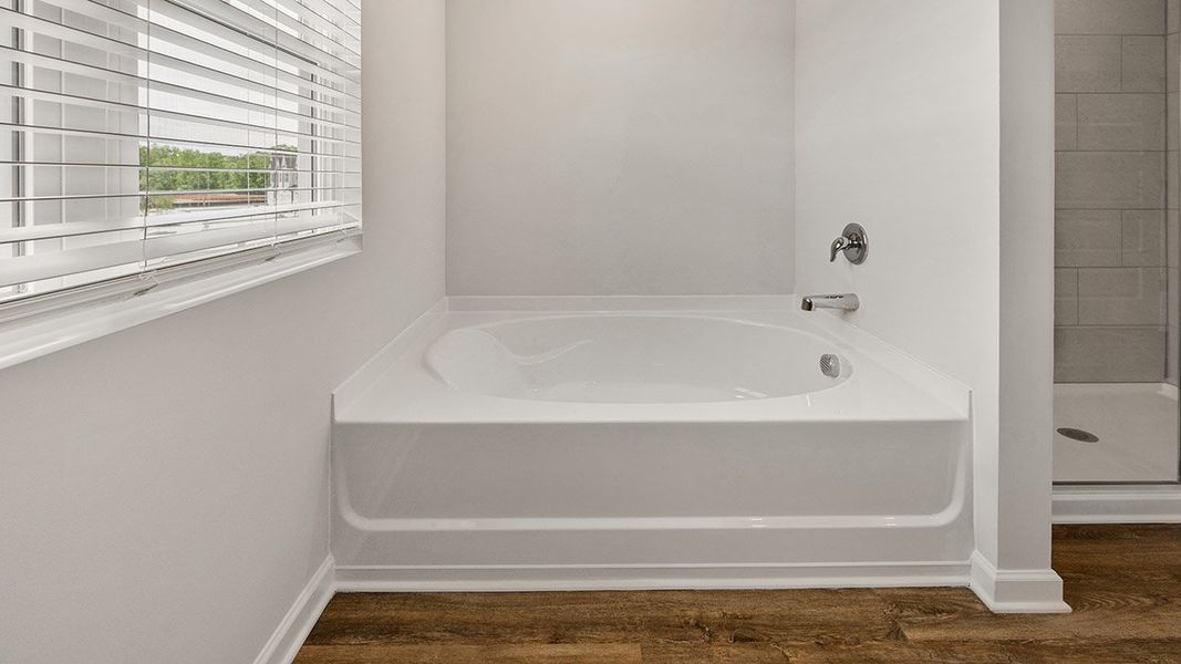 Representative interior finishes for a home built from the Sudbury by D.R. Horton in Inverness at Sugarloaf, Lawrenceville (Image 9).