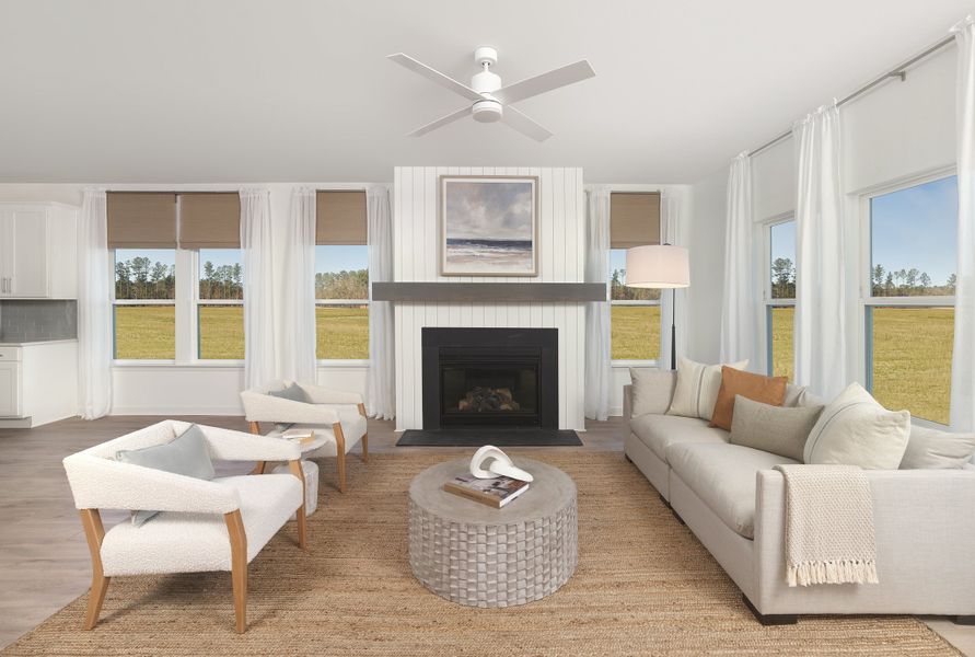 Representative furnished interior of a home built from the Truman by Ashton Woods in Trieste at Bella Vita, Myrtle Beach (Image 3).