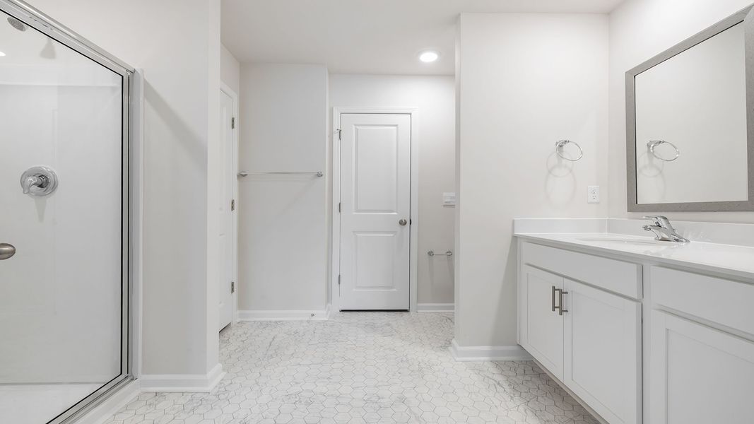Furnished interior view inside a new home in Tanglewood Townes, Greenville (Image 12).