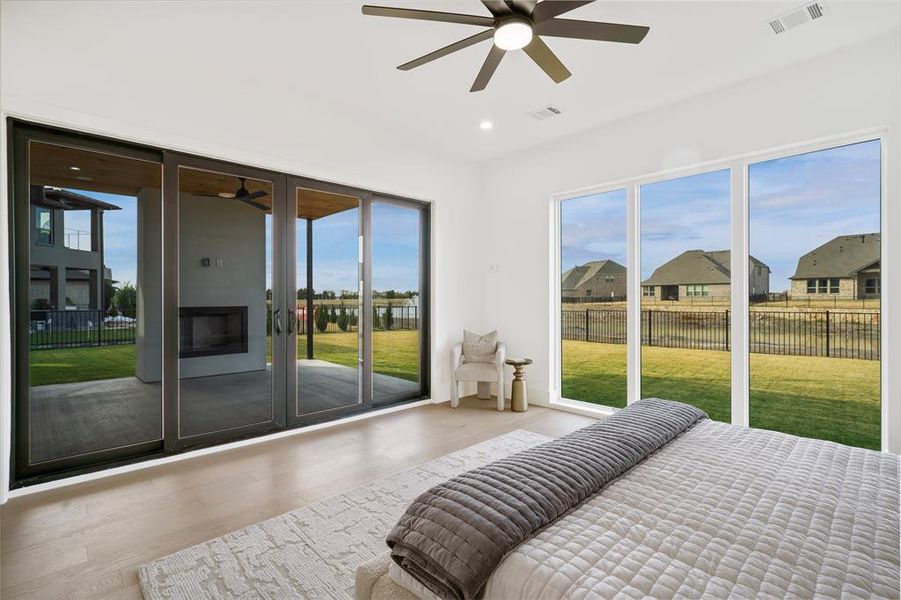 Exterior details and patio area of a home in , Heath (Image 3).