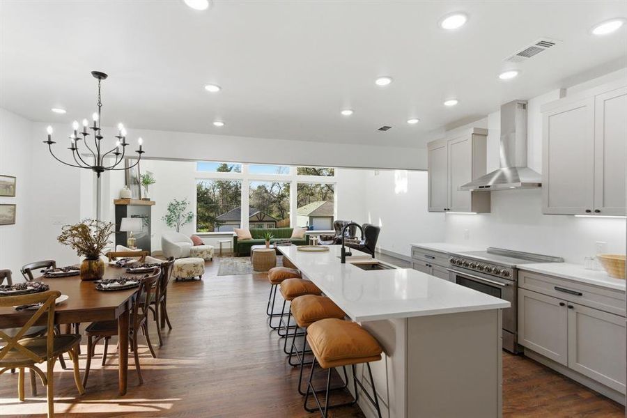 Furnished interior view inside a new home in , Denison (Image 19).