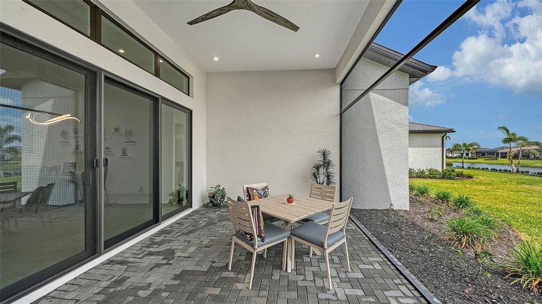 Exterior details and patio area of a home in , Sarasota (Image 25).