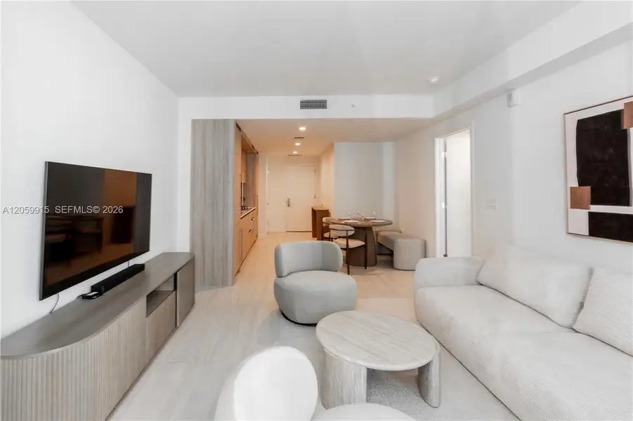 Furnished interior view inside a new home in , Miami (Image 4).