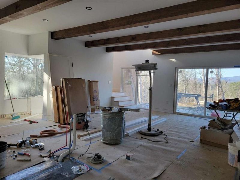 In-progress construction of a new home in , Ellijay, GA (Image 27).