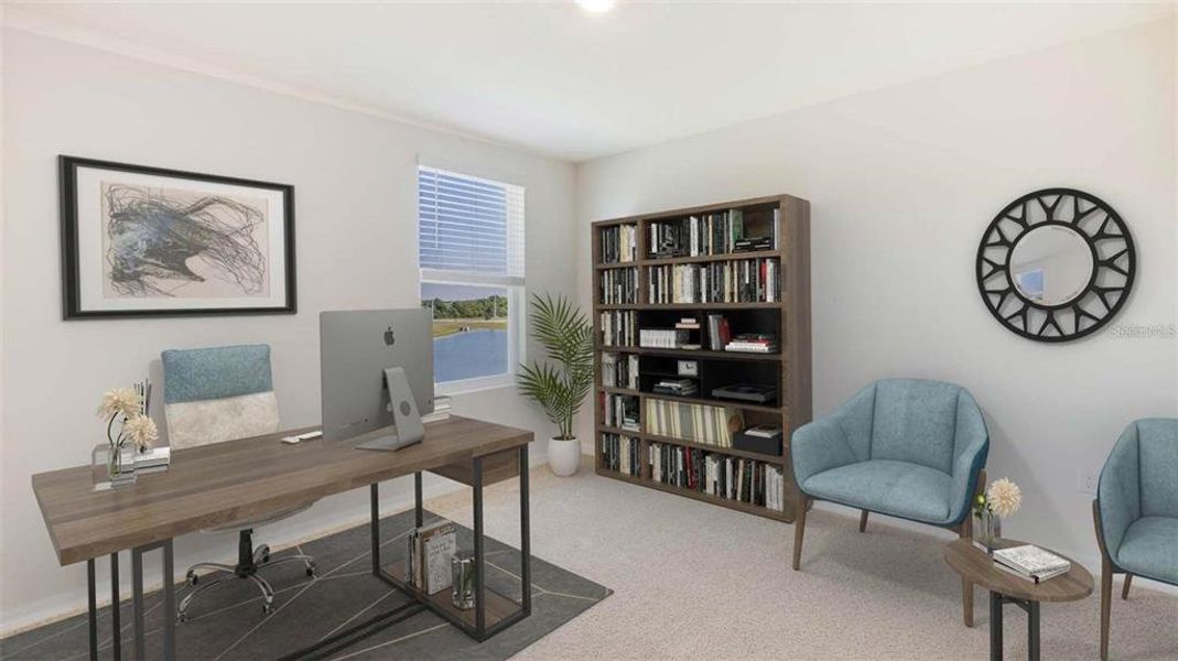 Furnished interior view inside a new home in Evergreen, Bradenton (Image 3).