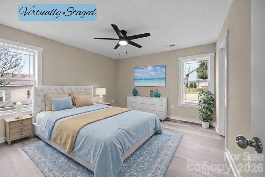 Virtually Staged - Primary Bedroom