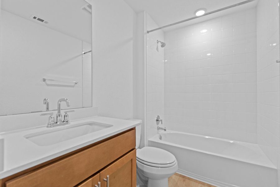 Furnished interior view inside a new home in Bar W Ranch, Leander (Image 7).