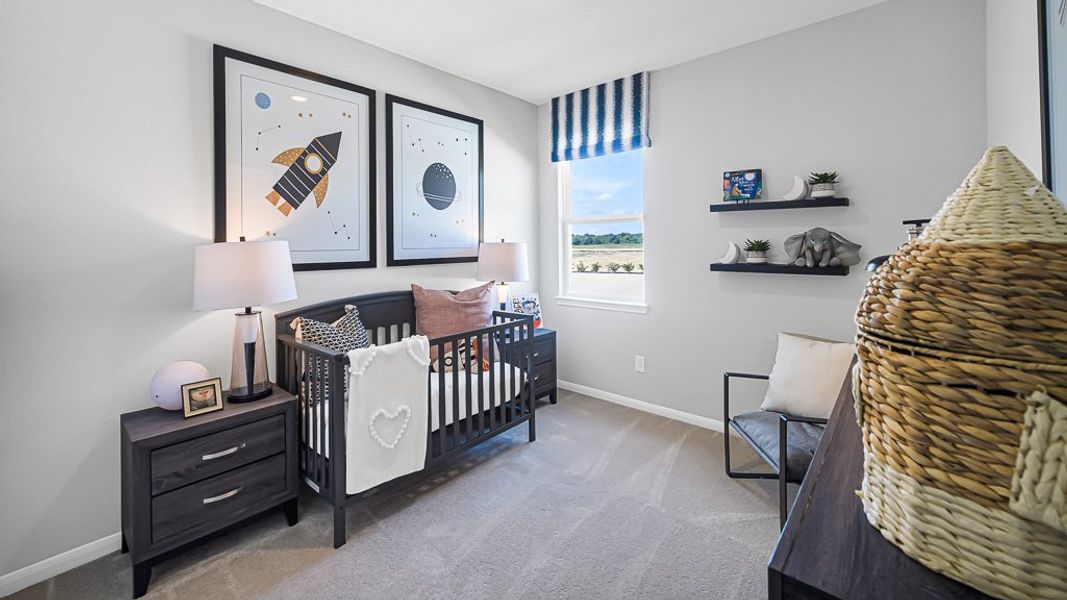 Furnished interior view inside a new home in Redbud, Hockley (Image 11).