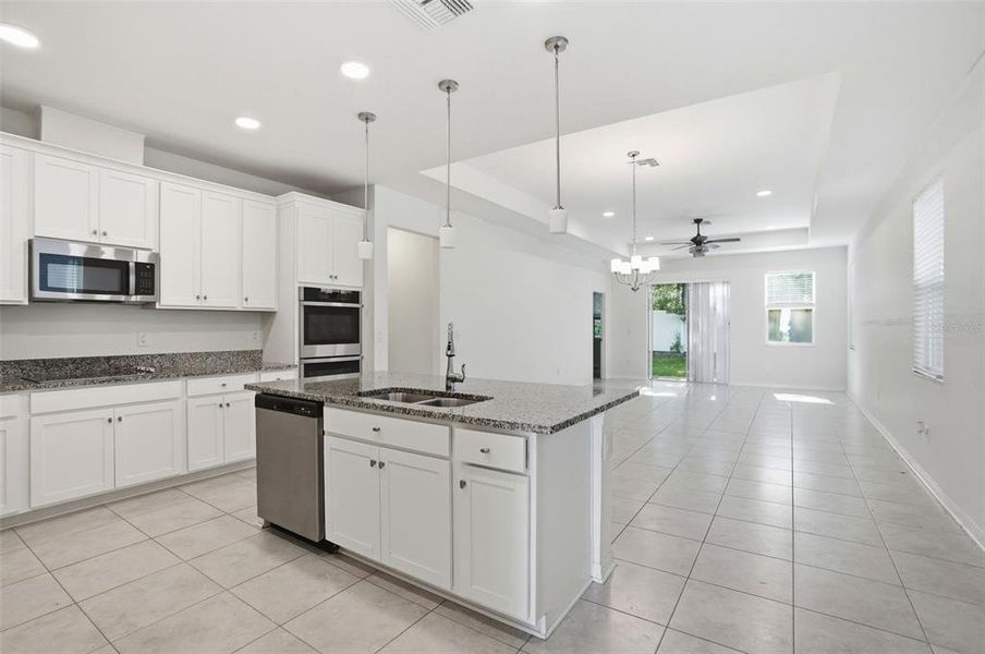 Furnished interior view inside a new home in Hilltop Point, Dade City (Image 9). Furnished interior view inside a new home in Hilltop Point, Dade City (Image 9).