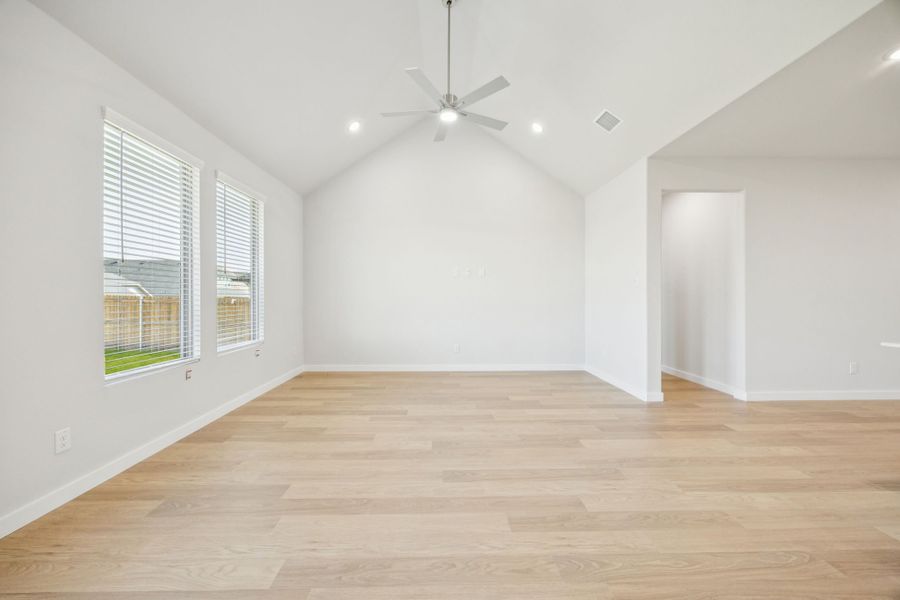 Living Room in the Masters home plan by Trophy Signature Homes – REPRESENTATIVE PHOTO Living Room in the Masters home plan by Trophy Signature Homes – REPRESENTATIVE PHOTO