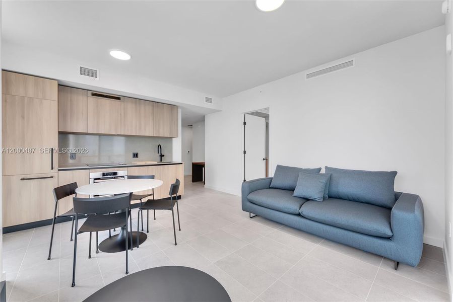 Furnished interior view inside a new home in , Miami (Image 7).