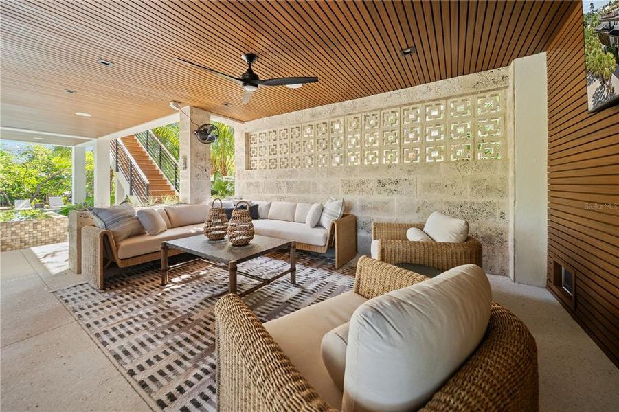 Exterior details and patio area of a home in , Anna Maria (Image 27). Exterior details and patio area of a home in , Anna Maria (Image 27).