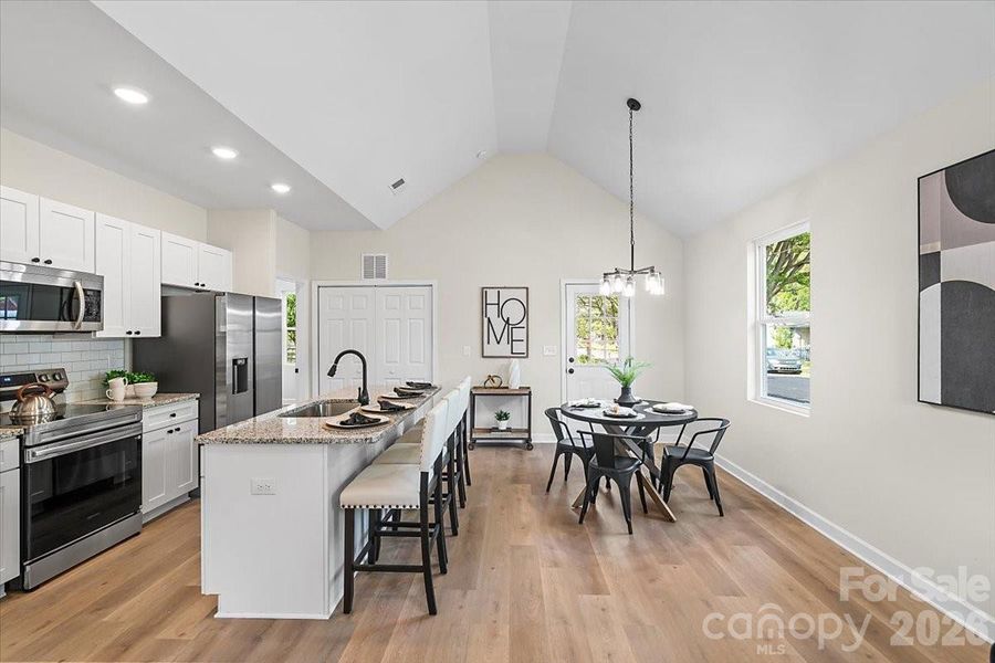 Furnished interior view inside a new home in , Spencer (Image 12).