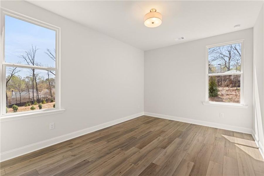Spacious, unfurnished interior of a new home in Melody Lakeside Estates, Buford (Image 29). Spacious, unfurnished interior of a new home in Melody Lakeside Estates, Buford (Image 29).